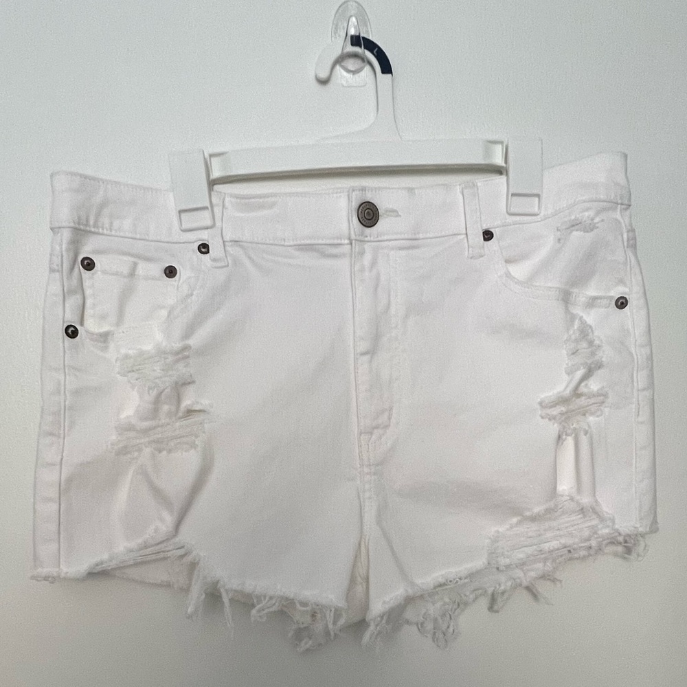 Aeropostale Vintage High Rise Shorty - White - Size 16